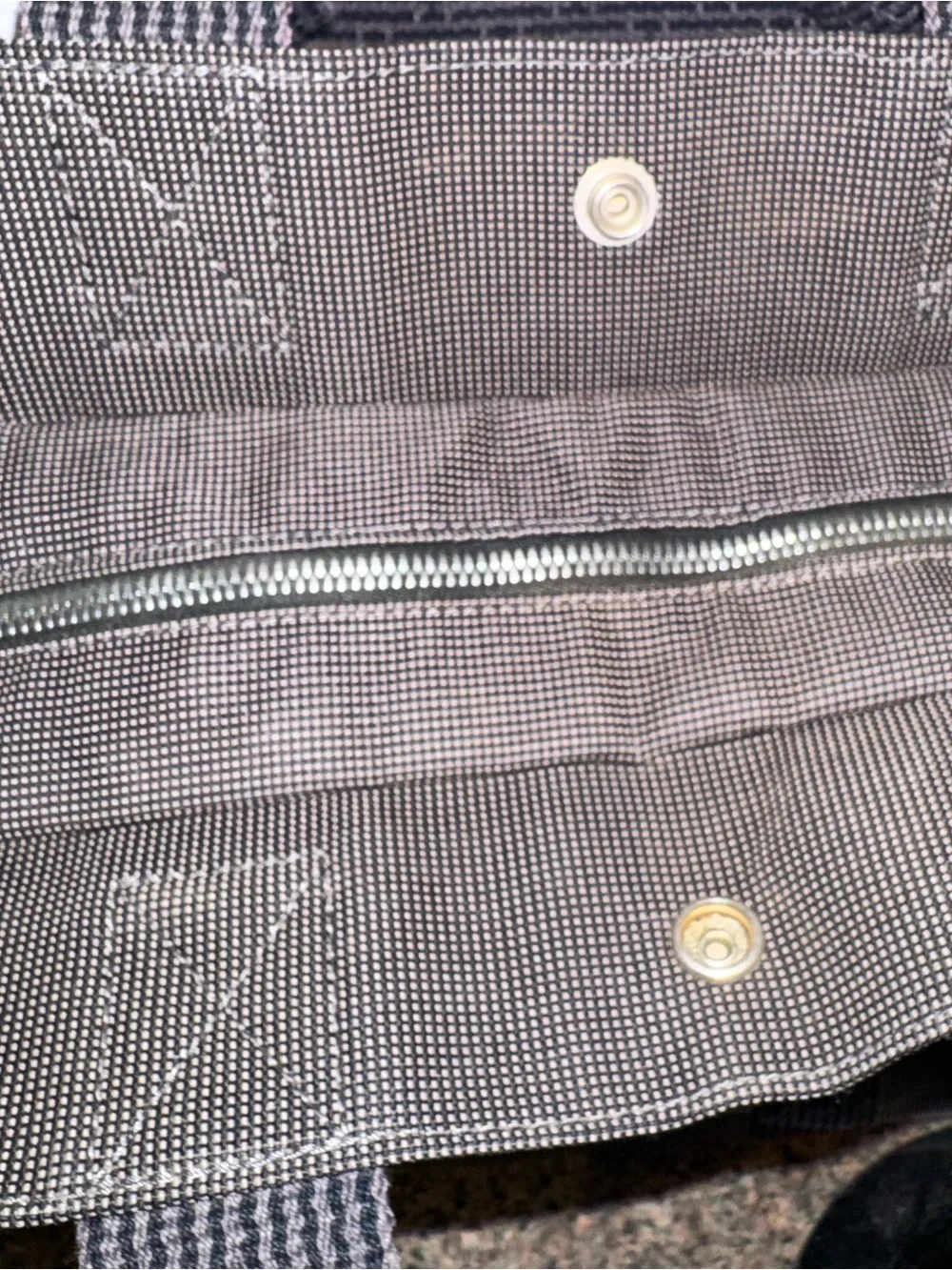 Hermes 💎authentic large Black zip top Tote excellent condition - Picture 10 of 10